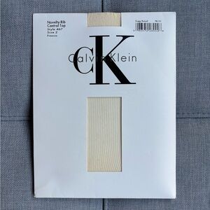 Calvin Klein Novelty Rib Control Top Pantyhose